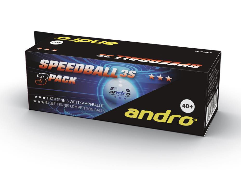 andro Speedball 3S*** White Balls (3)