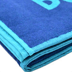 Butterfly Taoru Big Towel Blue