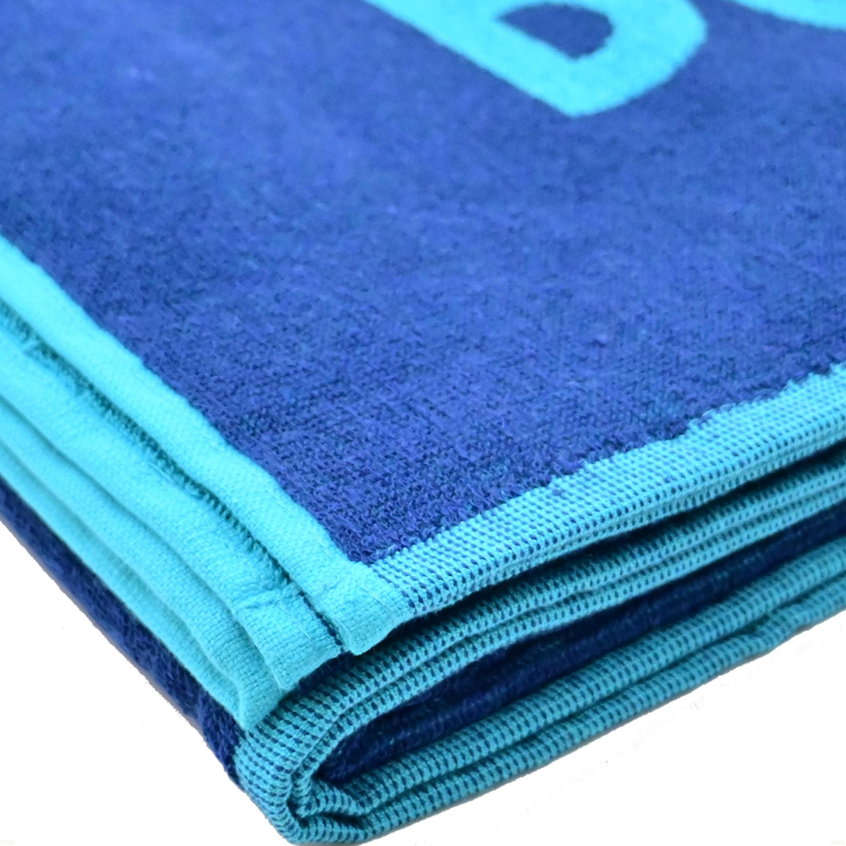 Butterfly Taoru Big Towel Blue