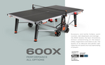 Cornilleau Sport 600X Crossover Indoor/Outdoor Table