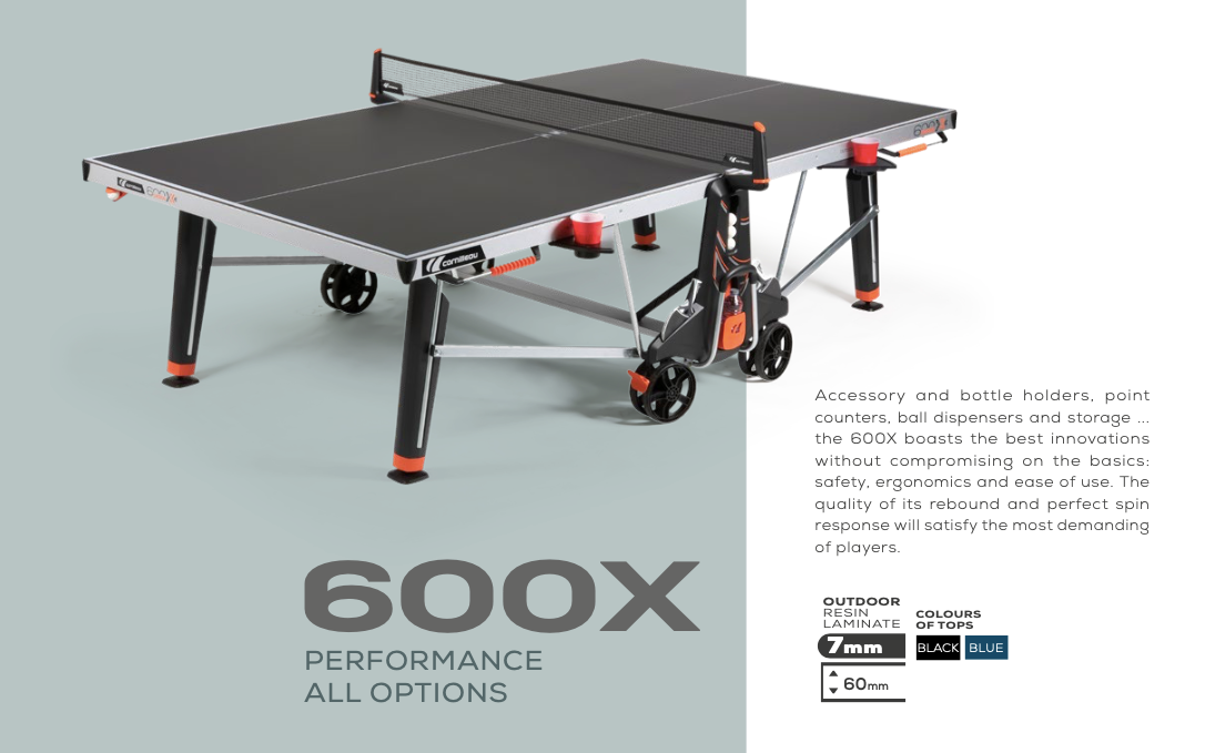 Cornilleau Sport 600X Crossover Indoor/Outdoor Table