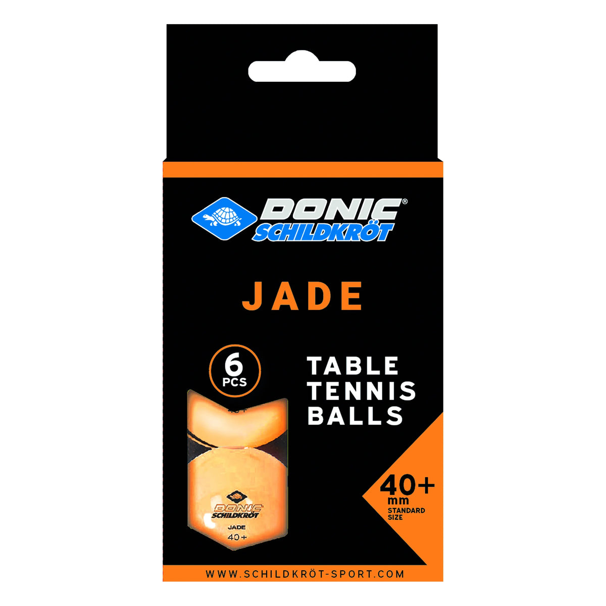 Donic-Schildkröt 618378_JadeBall_Poly_orange_6pcs 618378_JadeBall_Poly_orange_6pcs_Verpackung_1.webp