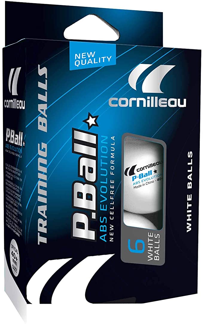 Cornilleau P-Ball ABS-Evolution 40+ 1* Balls (pack of 6)