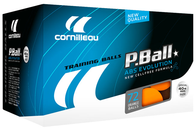 Cornilleau P-Ball ABS-Evolution 40+ 1* Balls (pack of 72)