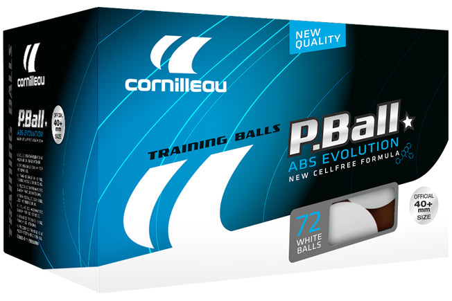 Cornilleau P-Ball ABS-Evolution 40+ 1* Balls (pack of 72)