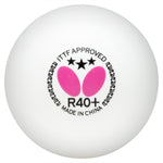 Butterfly R40+ 3-Star Ball White