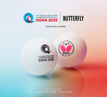 Butterfly R40+ 3-Star Ball White