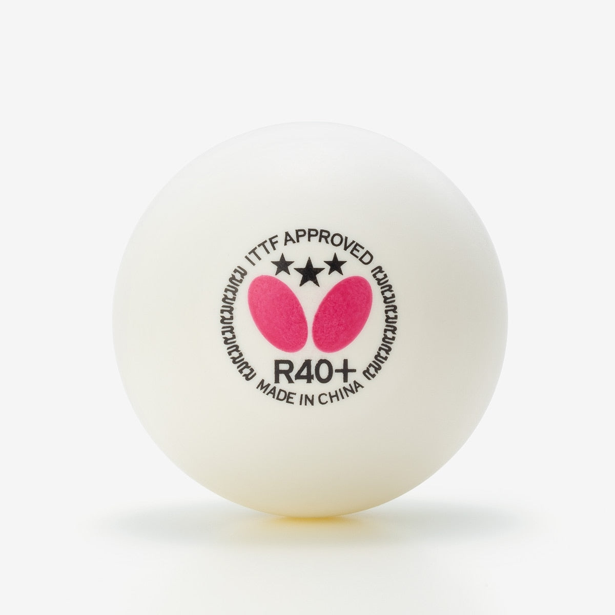 Butterfly R40+ 3-Star WTTTC London 2026 Ball White 3-pack