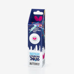 Butterfly R40+ 3-Star WTTTC London 2026 Ball White 3-pack