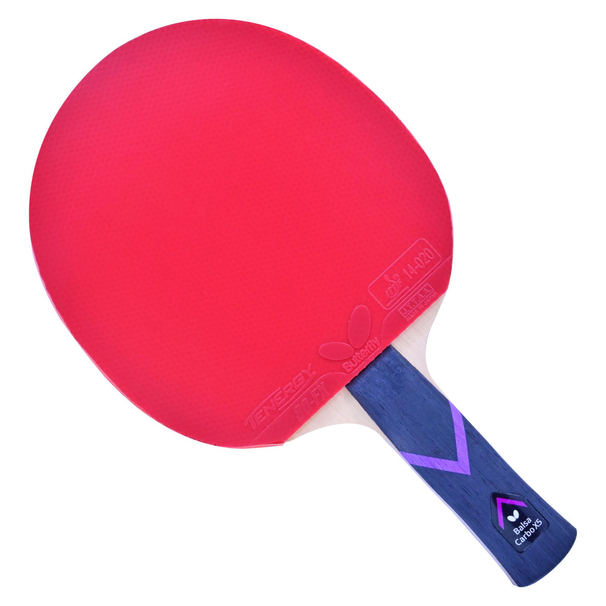 Butterfly Balsa Carbo X5 (AN) + Tenergy 80 FX + Tenergy 80 FX Pro-Line Racket