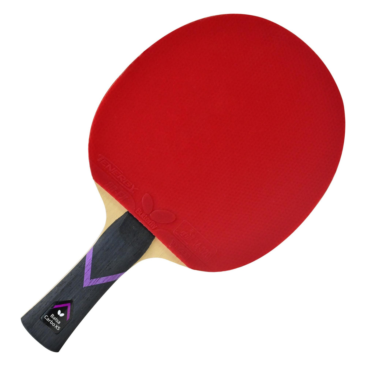 Butterfly Balsa Carbo X5 (FL) + Tenergy 80 FX + Tenergy 80 FX Pro-Line Racket