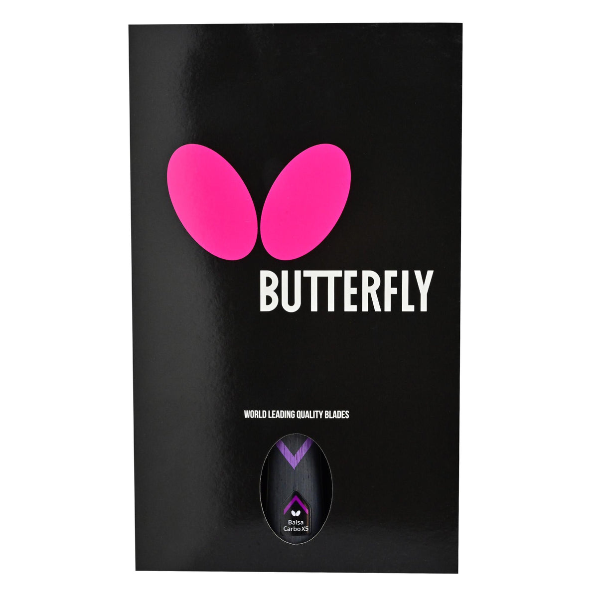 Butterfly Balsa Carbo X5 (ST) + Tenergy 80 FX + Tenergy 80 FX Pro-Line Racket