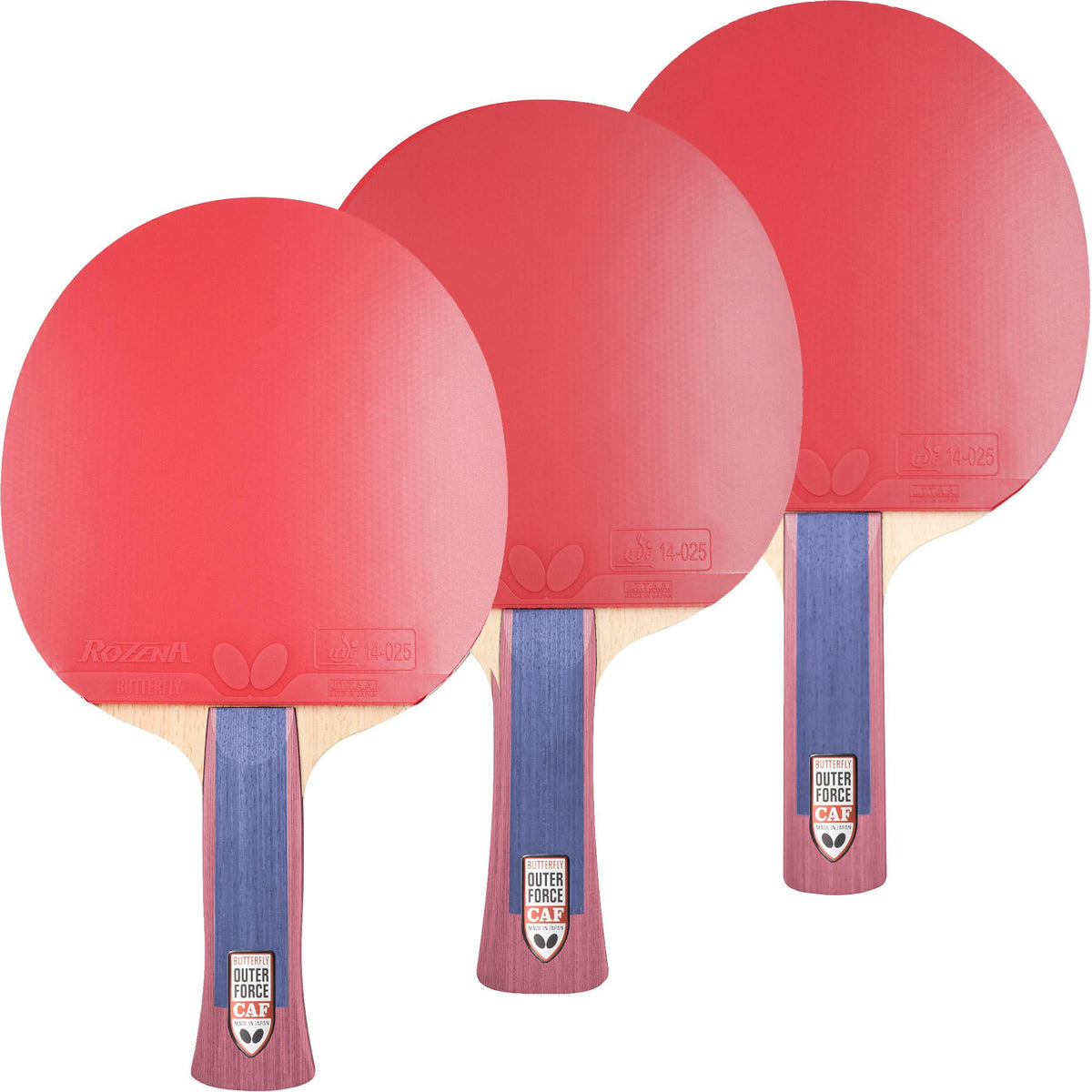 Butterfly Outerforce CAF Pro-Line with Rozena Racket