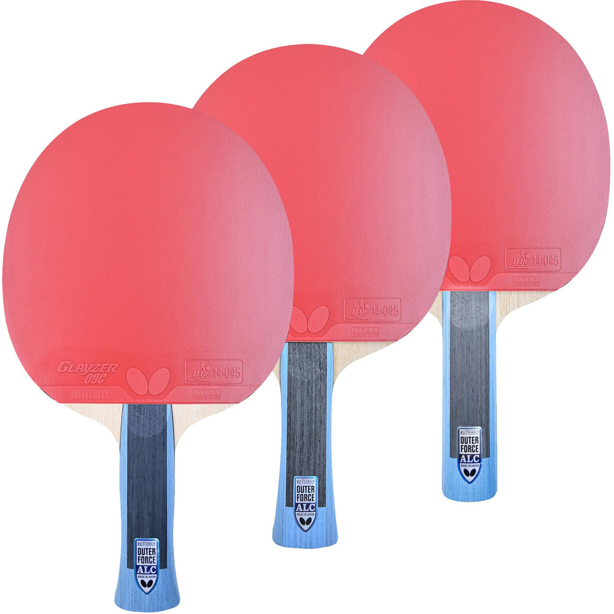 Butterfly Outerforce ALC + Glayzer 09C + Glayzer 09C Racket