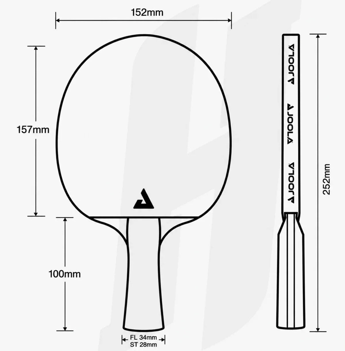 JOOLA Hugo Calderano AW-7 Table Tennis Blade