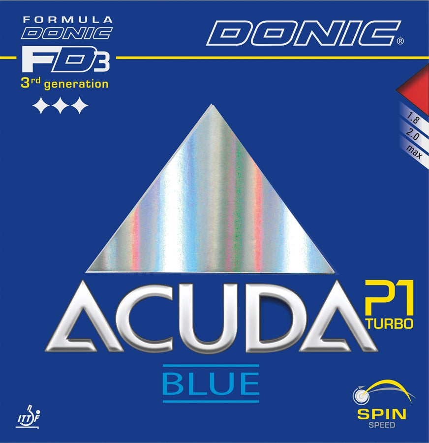 Donic Acuda Blue P1 Turbo Rubber