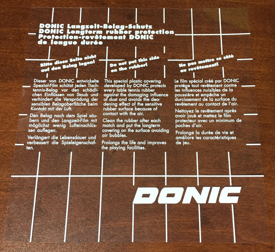 DONIC Protective Sheet