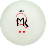 Butterfly MK 2-Star Balls White 6/clam