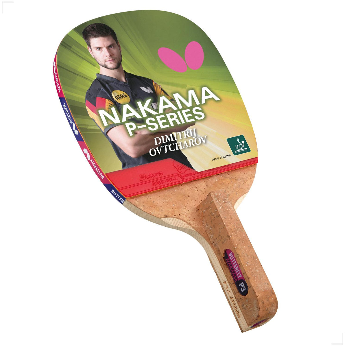 Butterfly Nakama P-3 Penhold Racket (JP)