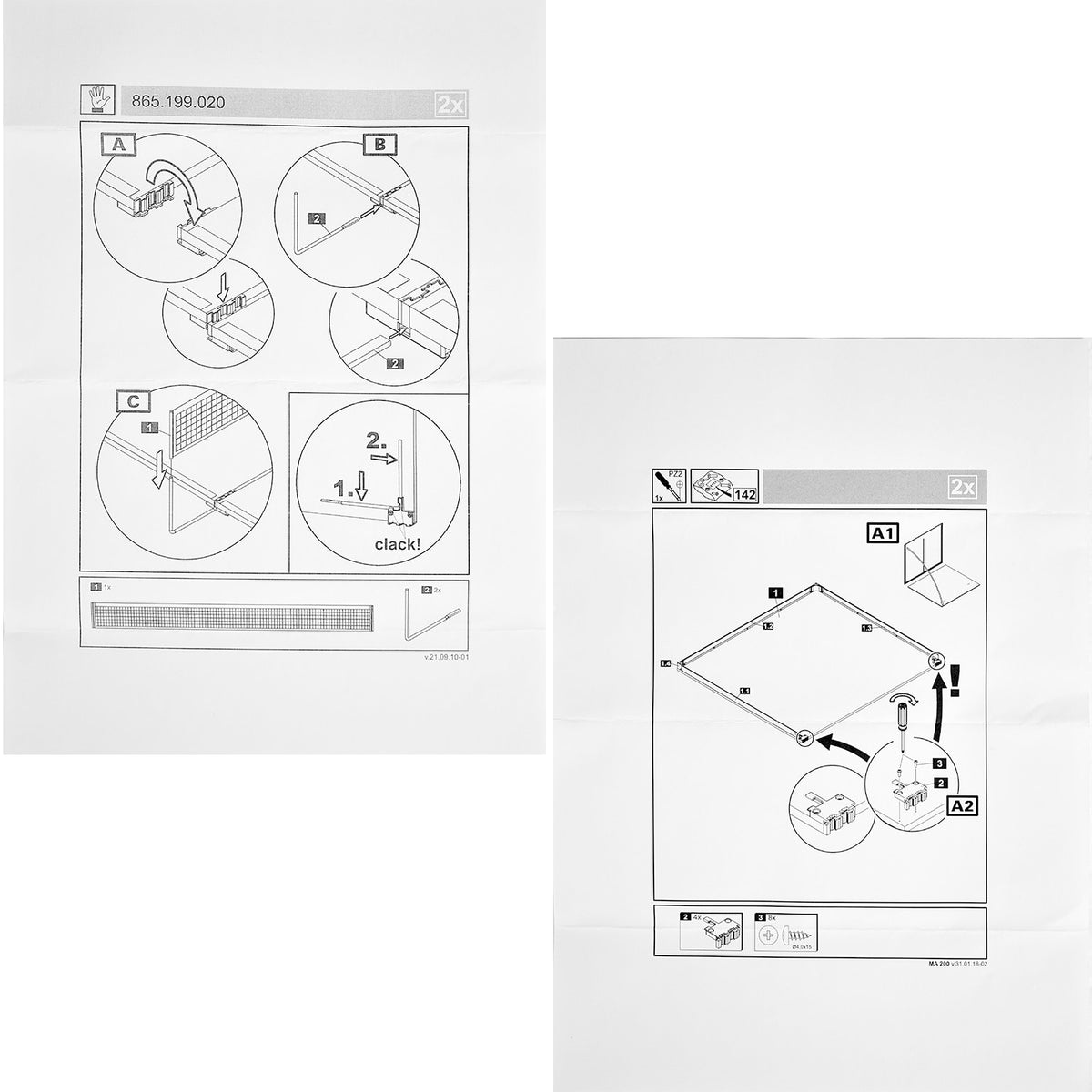 Butterfly Start Net Set For PT Tops