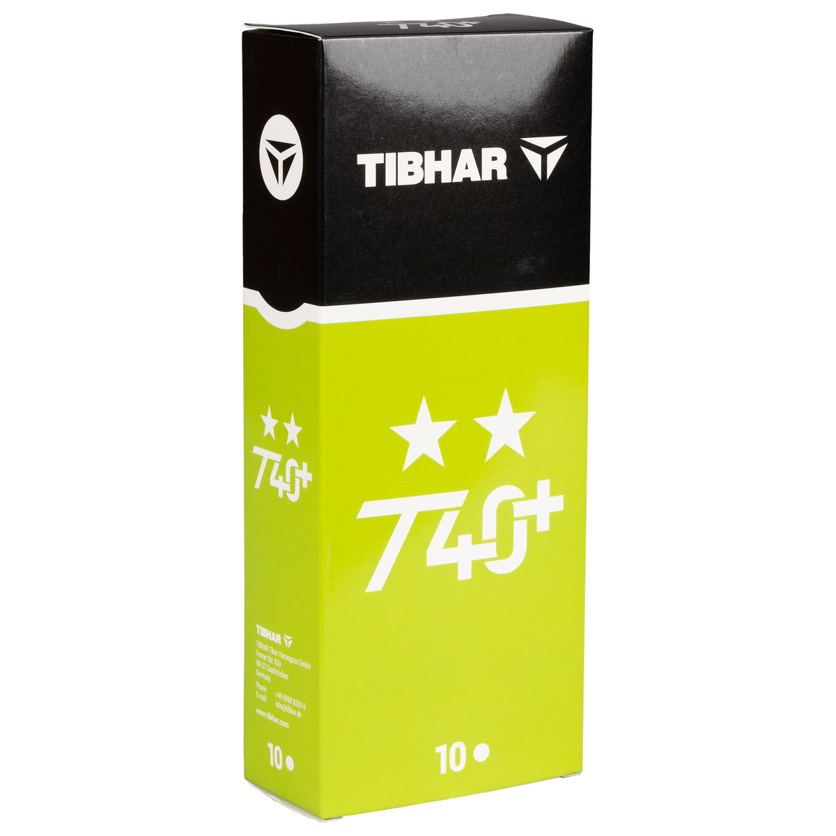 Tibhar 2-Star T40+ White Balls (10)