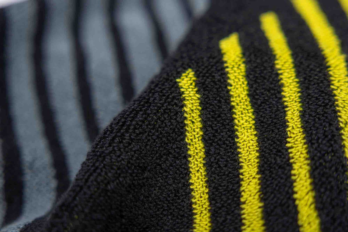 Andro Get the Edge M 50 x 100cm Black-Grey-Yellow Towel
