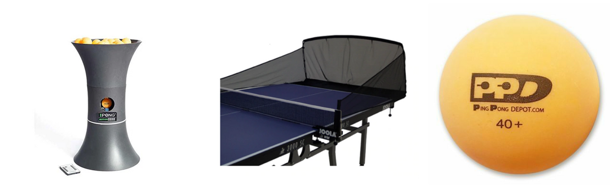 JOOLA iPONG Trainer Motion + Compact Carbon Fiber Practice Net