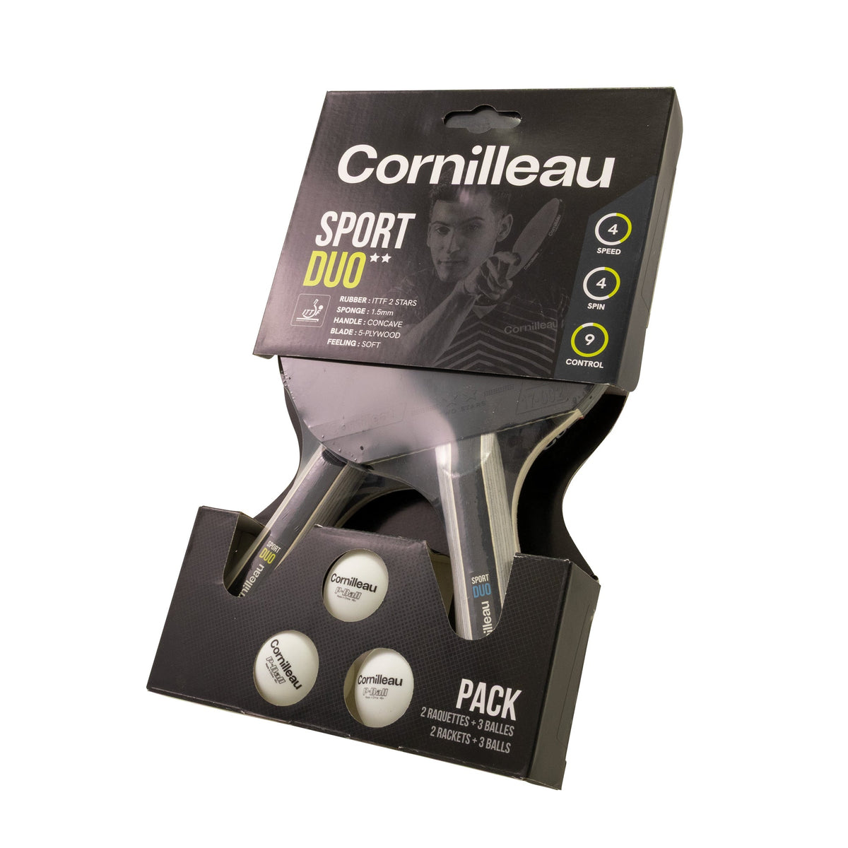 Cornilleau Sport Pack Duo Racket Set