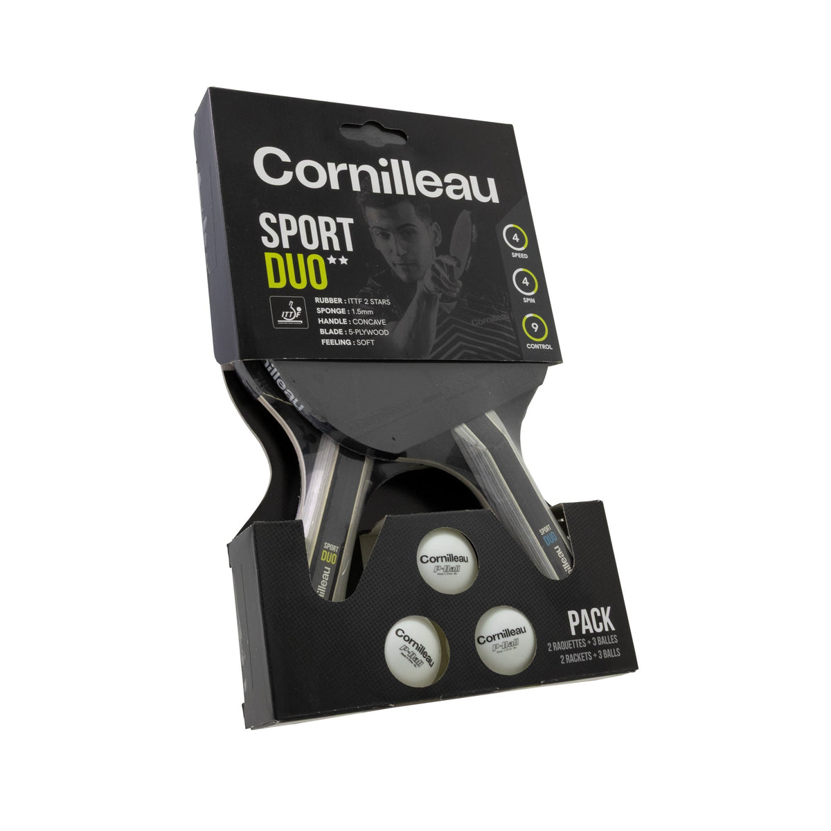Cornilleau Sport Pack Duo Racket Set