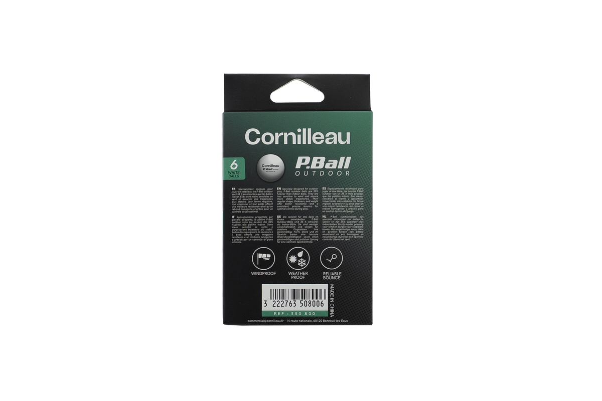 Cornilleau P-Ball Outdoor Balls (pack of 6)