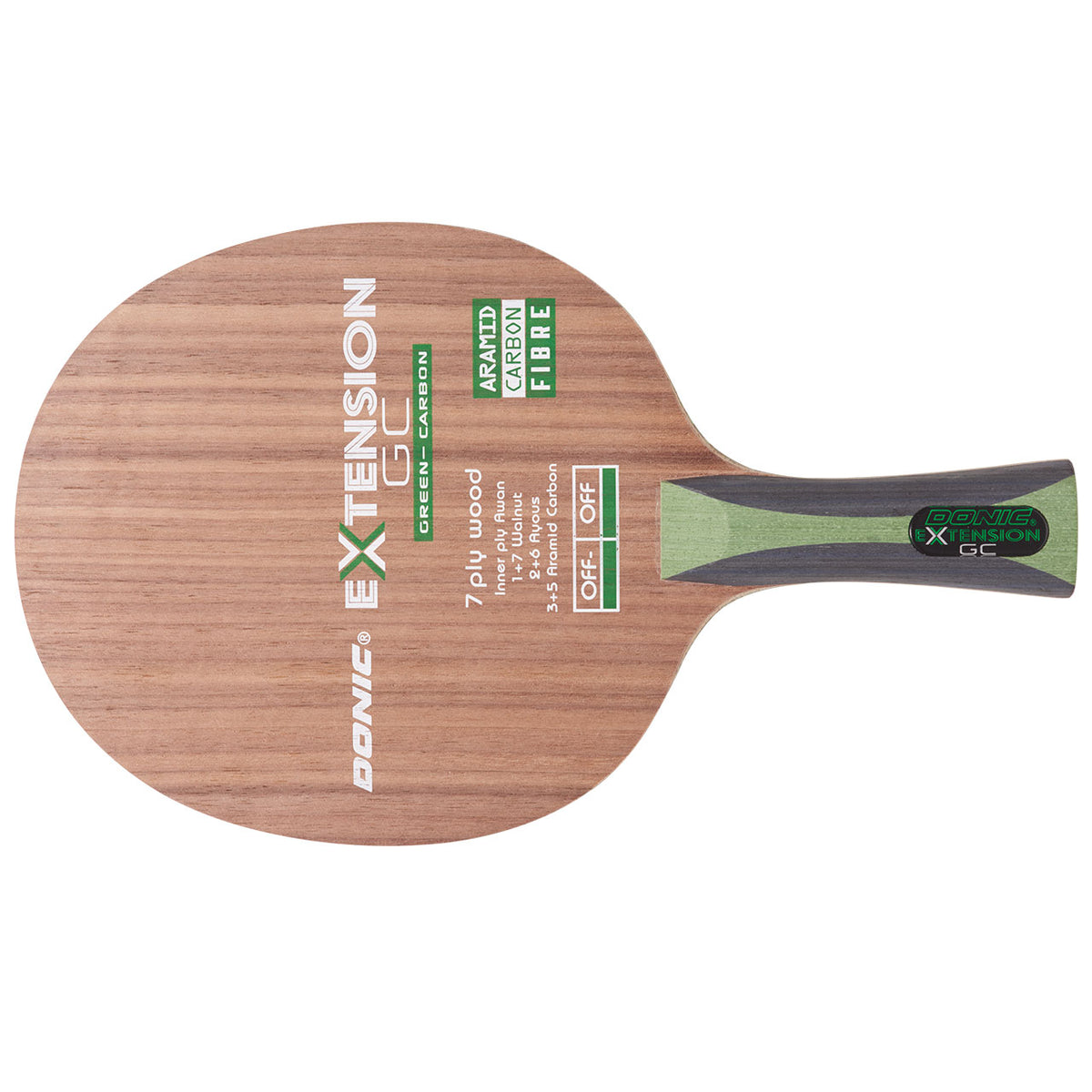 DONIC Extension Green Carbon blade FL