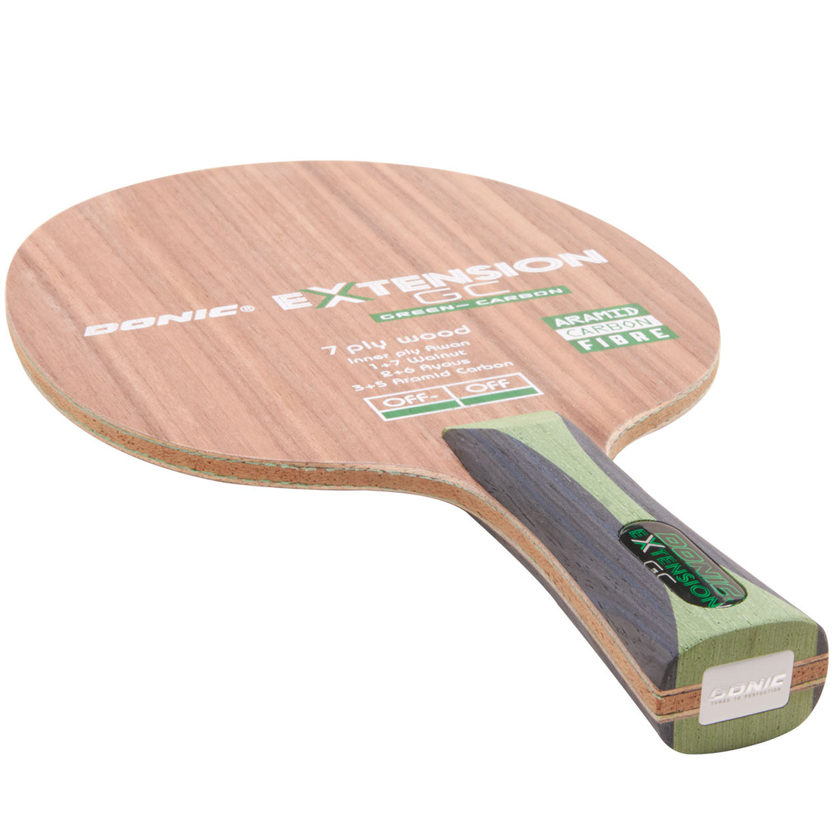 DONIC Extension Green Carbon blade FL
