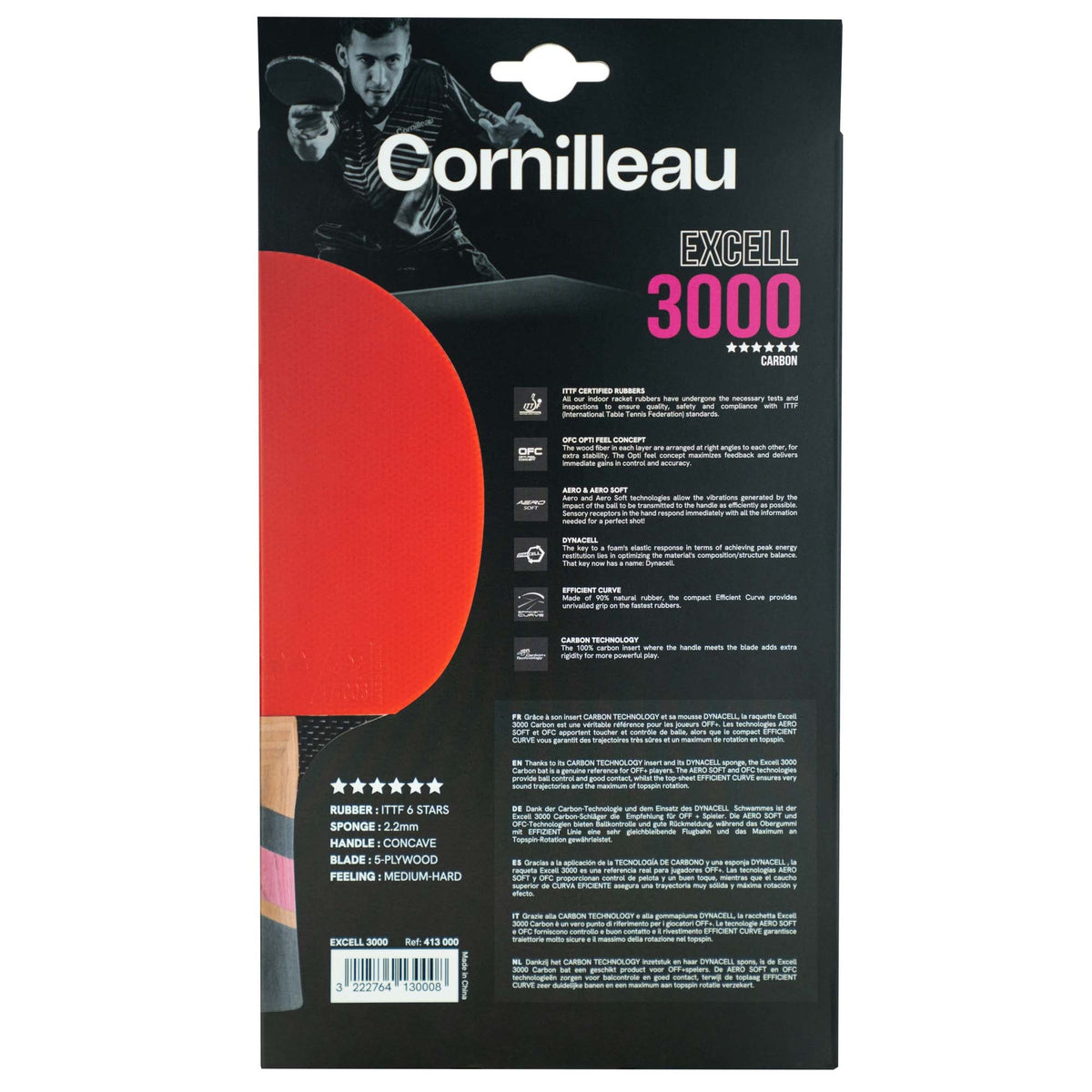 Cornilleau Excell 3000 Carbon Racket