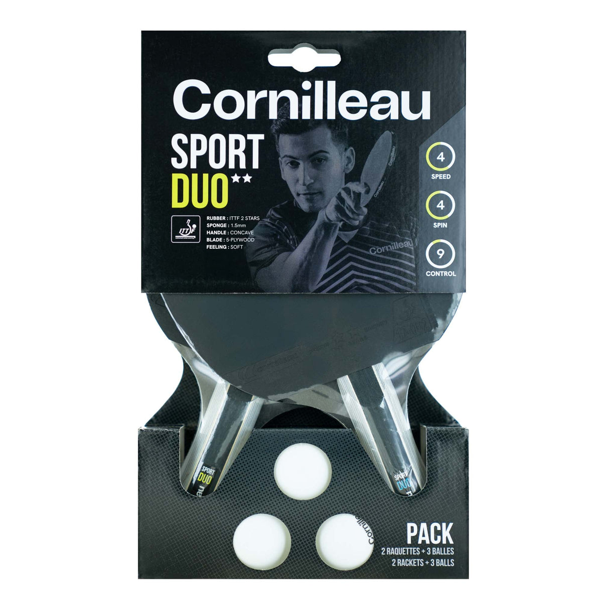 Cornilleau Sport Pack Duo Racket Set
