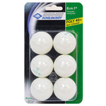 DONIC Schildkröt Elite 1* Plastic Balls 40+ pack of 6
