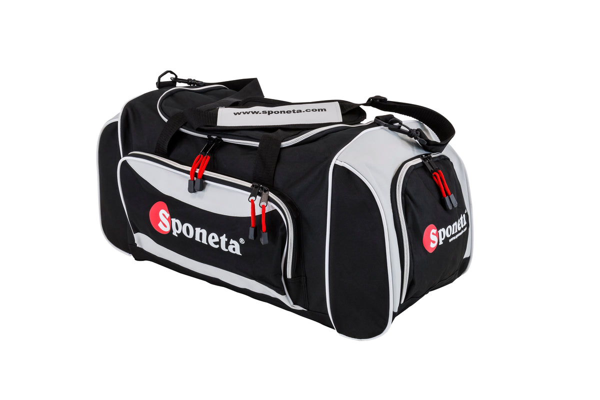 Sponeta Black/Grey/Red Sports Bag