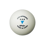 Victas VP 40+ 3*** ITTF Ball, neutral, white balls (3)