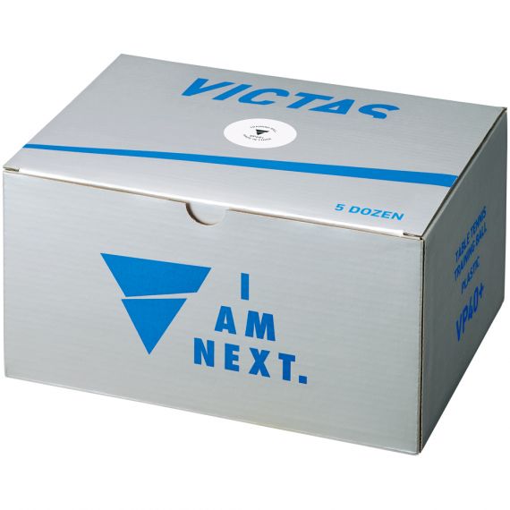 Victas VP 40+ Practice ball, neutral, white balls (60)