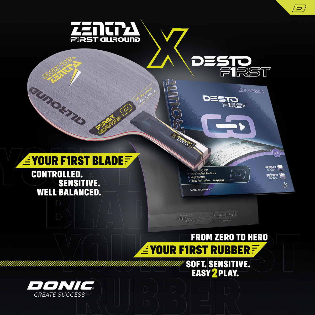 Donic Zentra F1rst Allround Racket